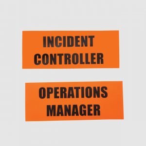 REFLECTIVE CUSTOM PRINTED NAME TABARDS