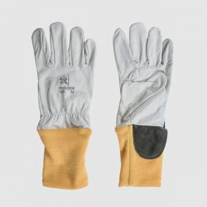 LEATHER PUMPING GLOVES WITH FR CUFFING